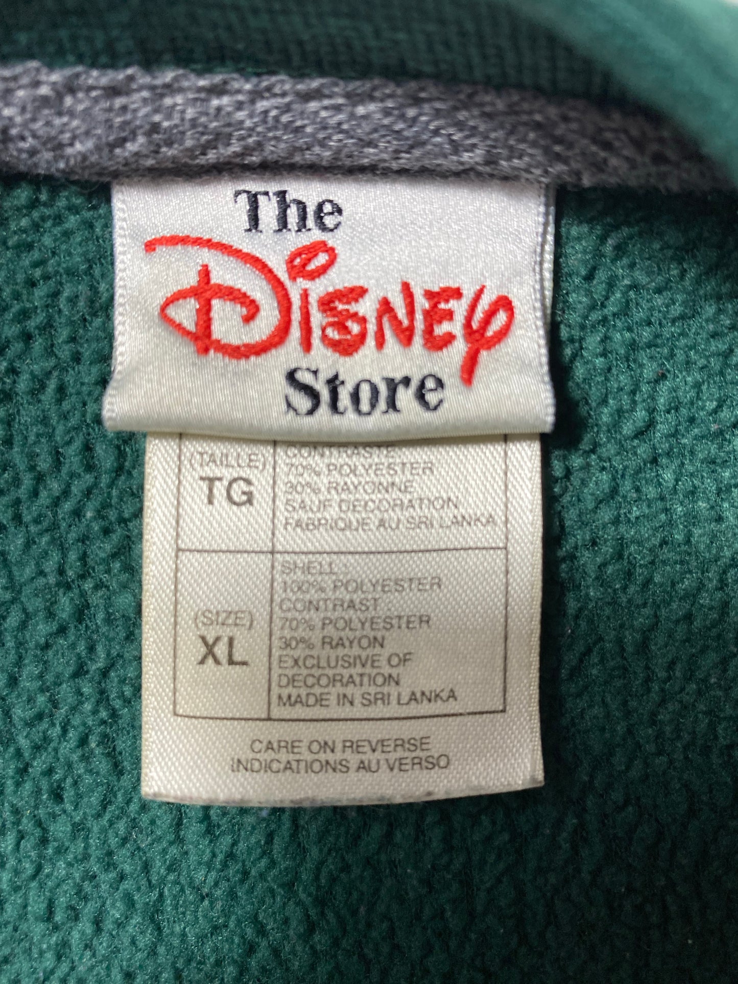 00' DISNEY POOH AND FRIENDS Size XL Vintage Fleece-shirt / K7881