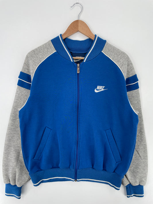 80's NIKE Size M Vintage Zip-up Sweat-shirt / A1594