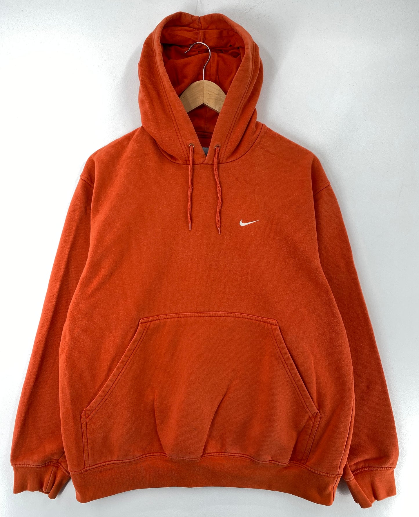 00' NIKE MINI SWOOSH Size L Vintage Hoodie Sweat-shirt / E2815S