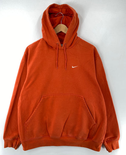 00' NIKE MINI SWOOSH Size L Vintage Hoodie Sweat-shirt / E2815S