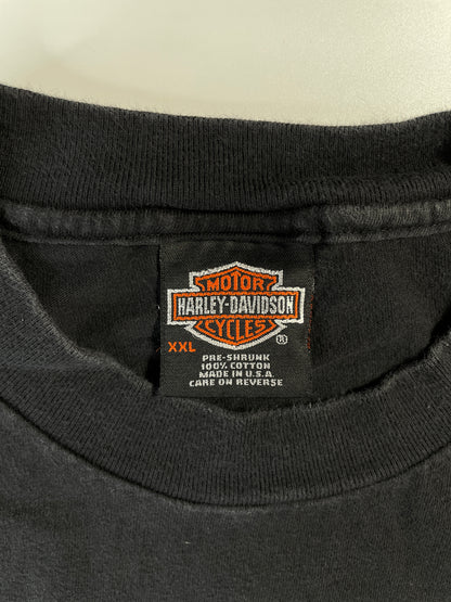 90’s HARLEY DAVIDSON ALASKA Made in USA Size XXL Vintage T-Shirt / A9198
