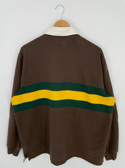 90's POLO RALPH LAUREN Size XL Vintage Rugby-Shirt / K8172
