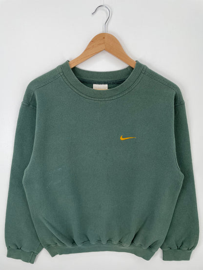 90's NIKE MINI SWOOSH Made in USA Size S Vintage Sweat-shirt / A316