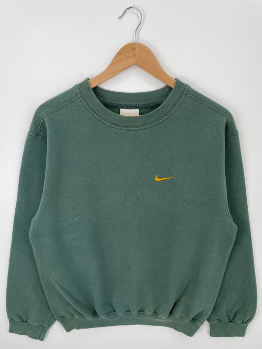 90's NIKE MINI SWOOSH Made in USA Size S Vintage Sweat-shirt / A316
