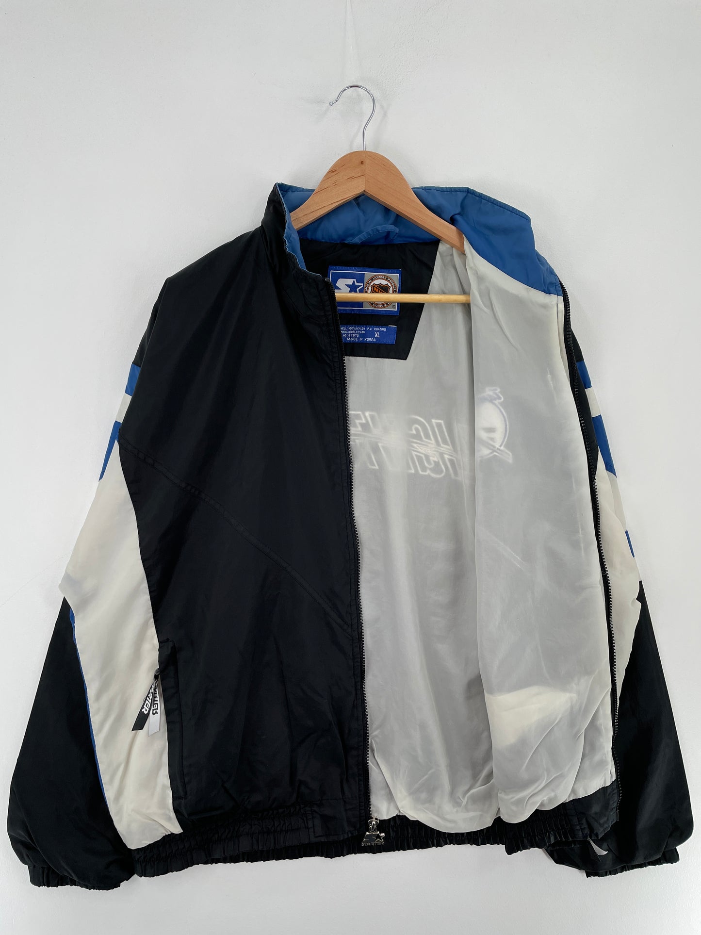 90’s STARTER x TAMPA BAY LIGHTNINGS Size XL Vintage NHL Nylon Jacket / E4914N