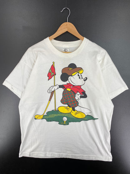 90’s DISNEY MICKEY Made in USA Size XL Vintage T-Shirts / A582