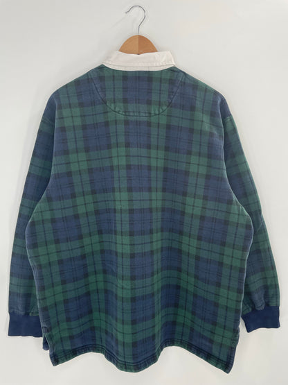90's POLO RALPH LAUREN Size L Vintage Rugby-Shirt / K7285