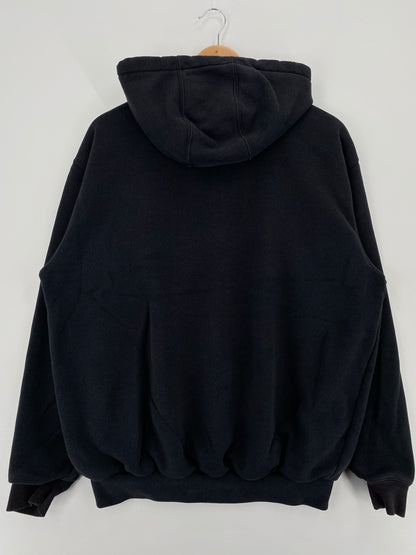 Vintage CARHARTT Size Approx.XL Double Faced Zip-Up Hoodie Sweat-Shirt  / A1647