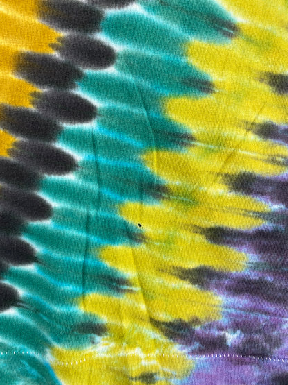 90's TIE-DYE ELEPHANT Made in USA Size XL Vintage Long Sleeve T-Shirts / A4756