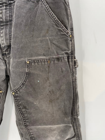 Vintage CARHARTT Size 34x30 Double Knee Duck Pants / K6521