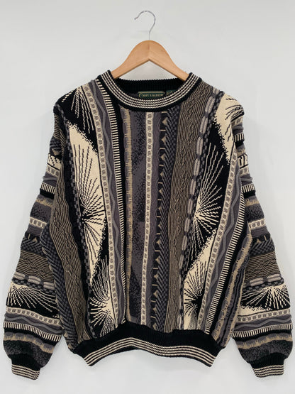 Vintage 3D COOGI- Style Size M Knit Sweater / A7397