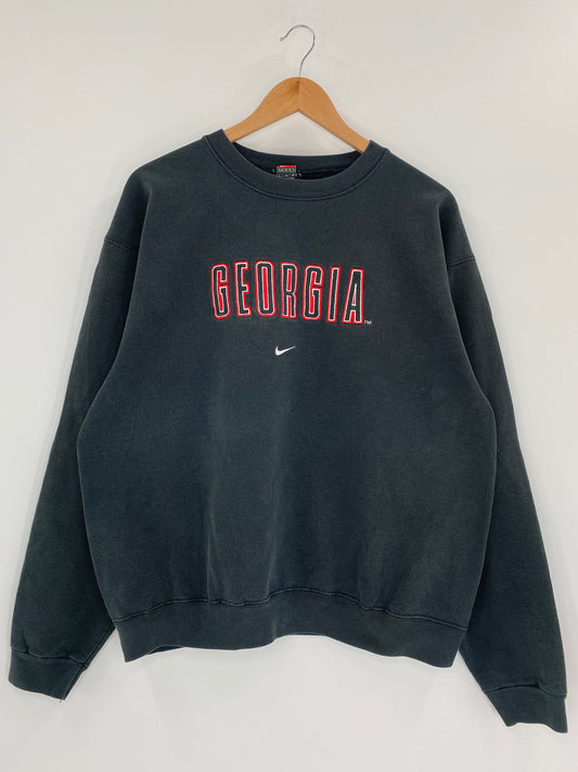 00' NIKE GEORGIA Size L Vintage Sweat-Shirt / K4600