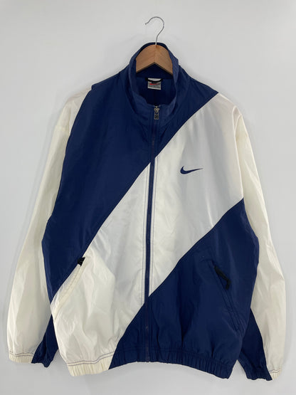 90's NIKE Size L Vintage Zip-up Nylon Jacket / K5346