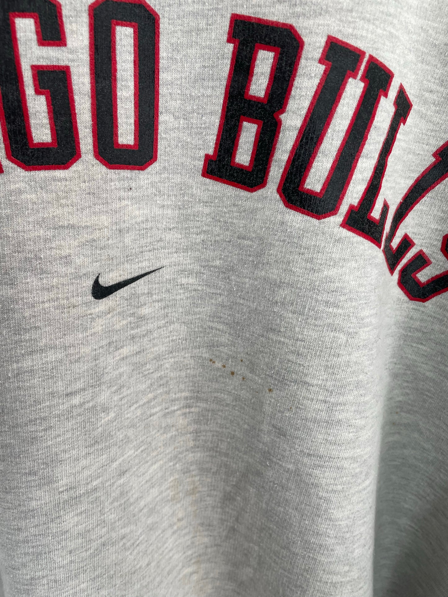 90's NIKE CHICAGO BULLS Size XL Vintage NBA Sweat shirt / K7001