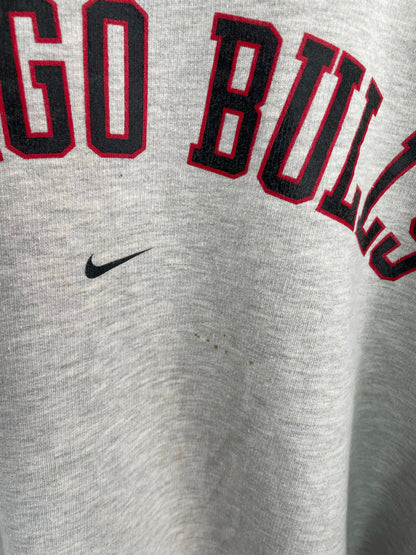 90's NIKE CHICAGO BULLS Size XL Vintage NBA Sweat shirt / K7001
