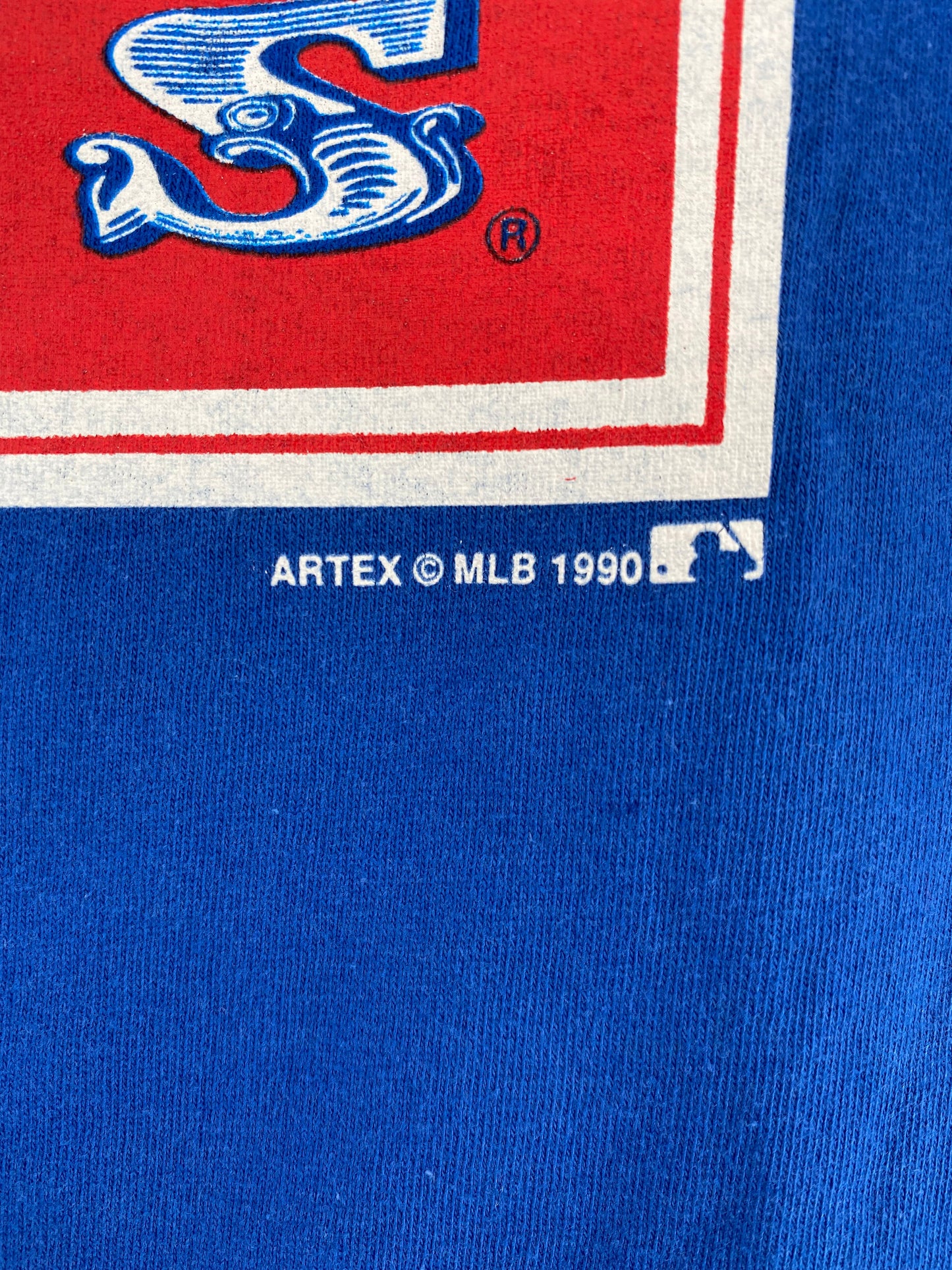 .1990 BROOKLYN DOGERS Made in USA Size XL Vintage MLB T-Shirt / E6307T