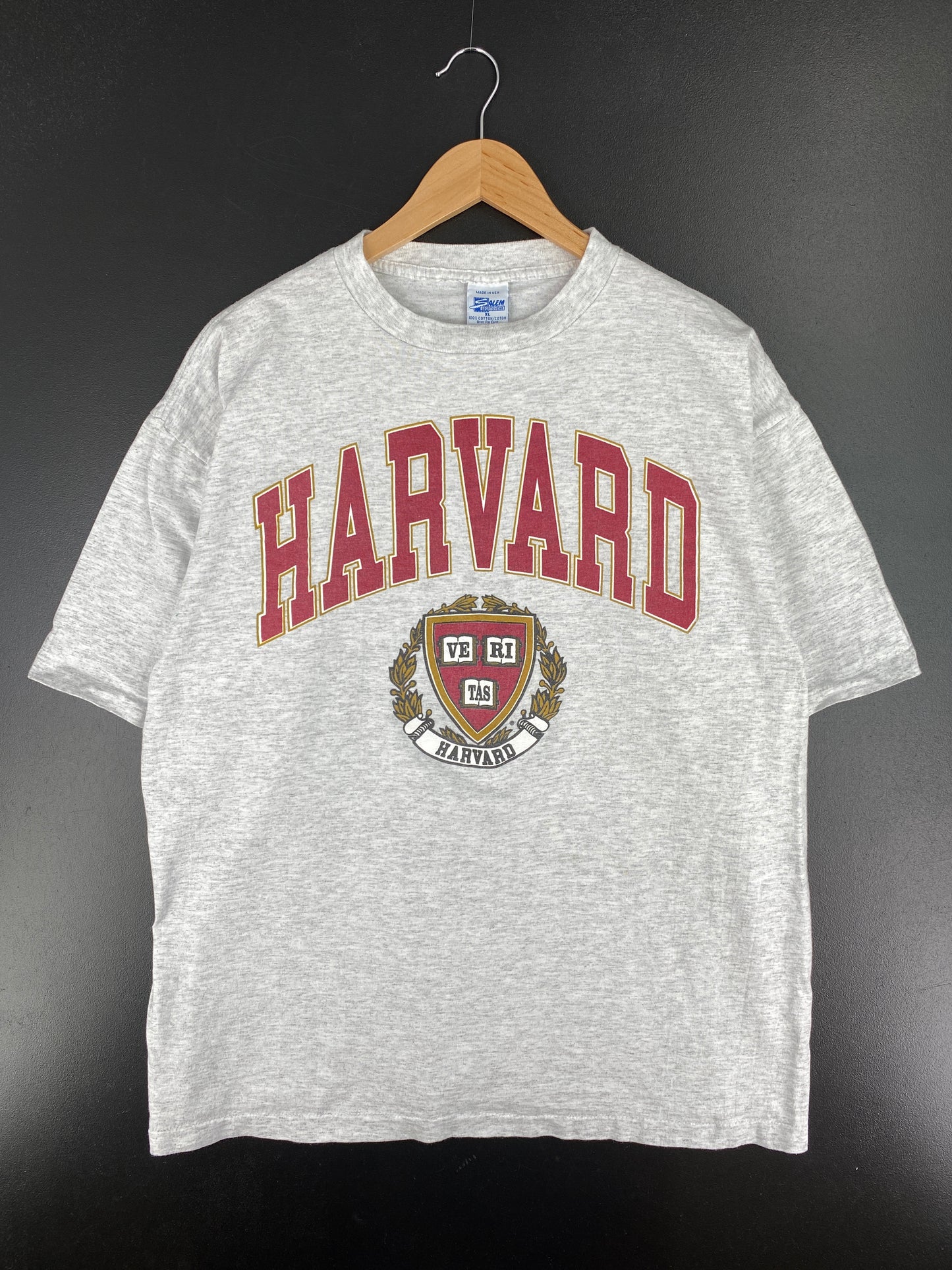 90's HARVARD Made in USA Size XL Vintage T-Shirt / A4694
