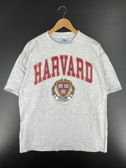 90's HARVARD Made in USA Size XL Vintage T-Shirt / A4694