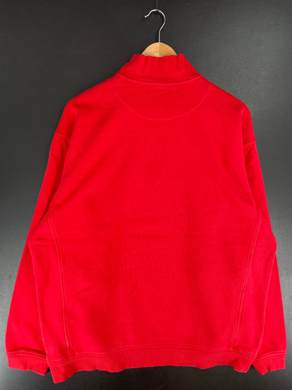 Vintage NIKE x OHIO STATE Size L Vintage College Half Zip Sweat Shirt / E6712S