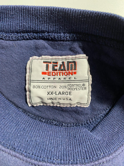 90's CONNECTICUT HUSKIES Made in USA Size XXL Vintage College Sweat-Shirt / E6163S