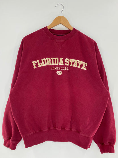 00' NIKE FLORIDA STATE Size M Vintage Sweat-Shirt / K5747
