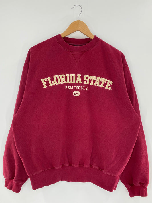 00' NIKE FLORIDA STATE Size M Vintage Sweat-Shirt / K5747