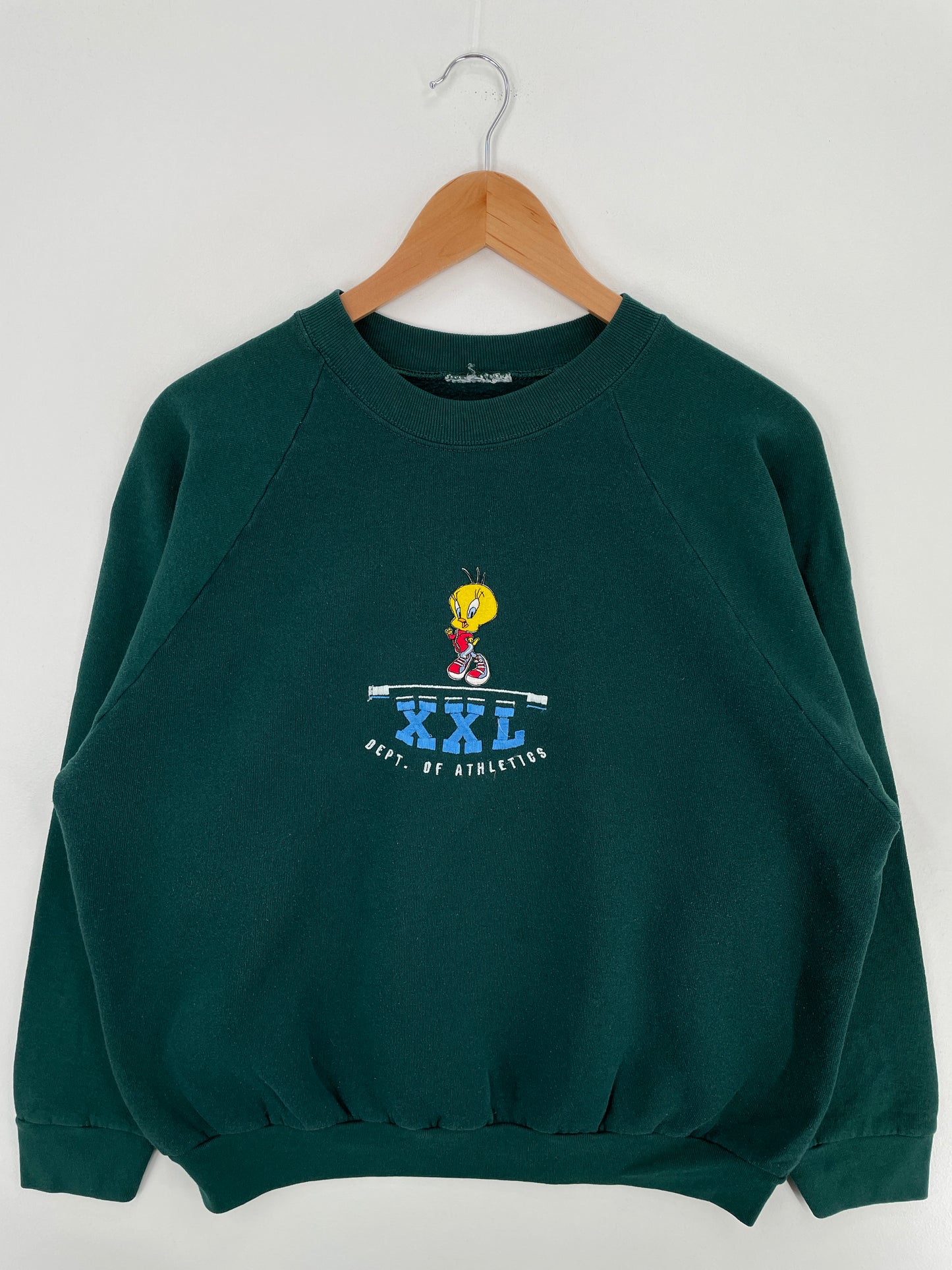 Vintage LOONEY TUNES Size No Tag (Approx.XL) Sweat-shirt / A3822