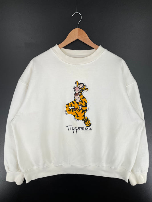 00' DISNEY TIGGER Size XL Vintage Sweat-shirt / A301
