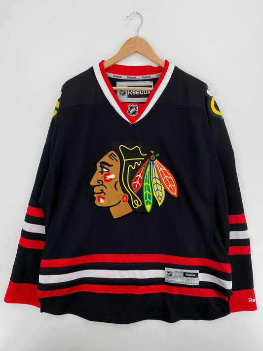 Vintage CHICAGO BLACKHAWKS Size XL NHL Hockey Game Shirt / A5392