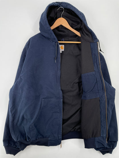 .Vintage CARHARTT Made in USA Size XXXL Hoodie Duck Jacket / A8734