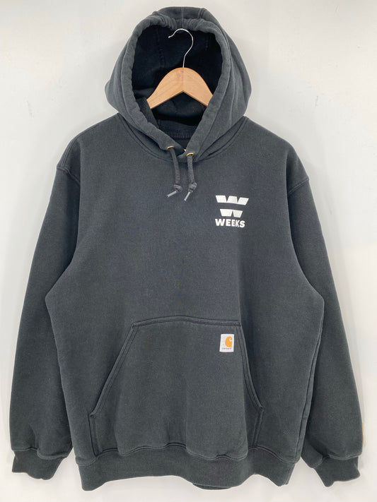 Vintage CARHARTT x WEEKS Size L Hoodie Sweat-shirt / K7878