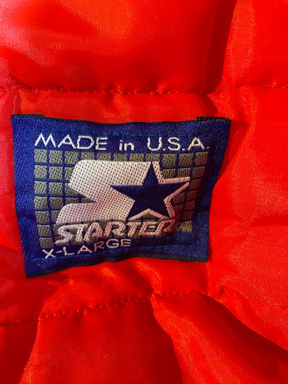 Vintage STARTER x INDIANA Made in USA Size XL Nylon Padded Jacket  / K8331