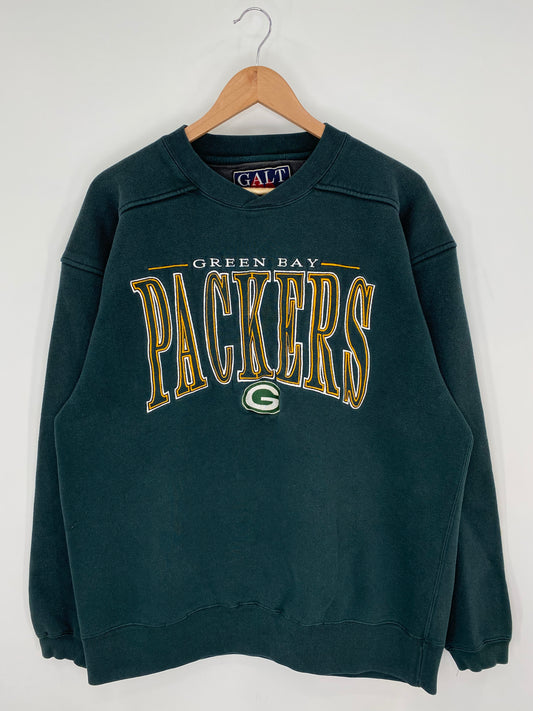 Vintage GREEN BAY PACKERS Size L NFL Sweat-Shirts/ K9818