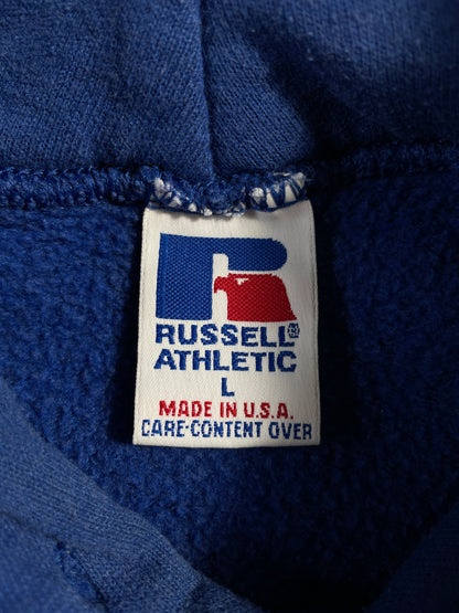 90's RUSSELL x NEW YORK GIANTS Made in USA Size L Vintage NFL Hoodie Sweat-Shirt / E1561S