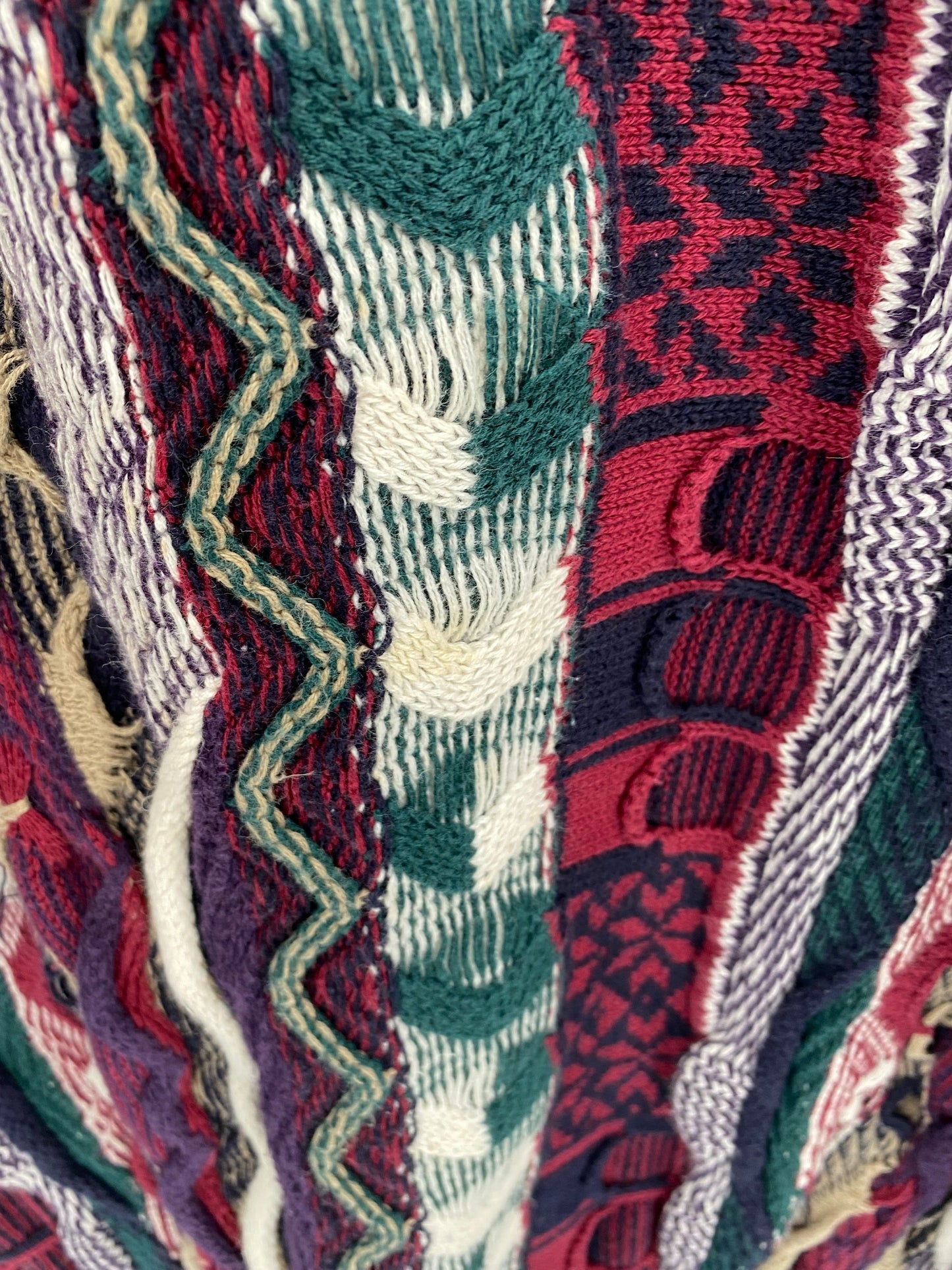 Vintage 3D COOGI- Style Size M Knit Sweater / A7398