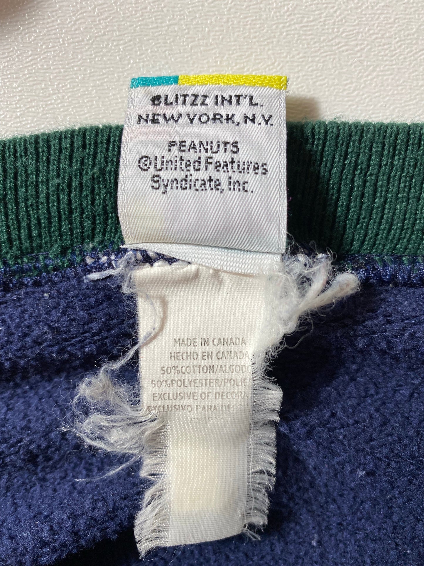 90's SNOOPY Size No Tag (Approx.M-L) Vintage Sweat-shirt / A8685