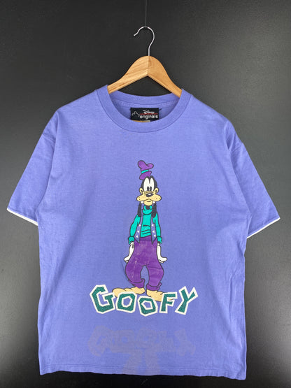 90’s DISNEY GOOFY Size L/XL Vintage T-shirt / A4399