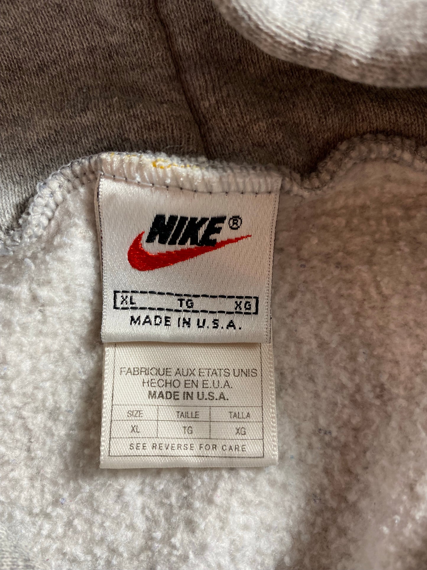 90's NIKE MINI SWOOSH Made in USA Size XL Vintage Sweat-Shirt / K6669