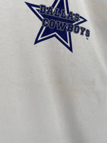 1993 DALLAS COWBOYS x LOONEY TUNES Made in USA Size L Vintage NFL T-Shirt / K7746
