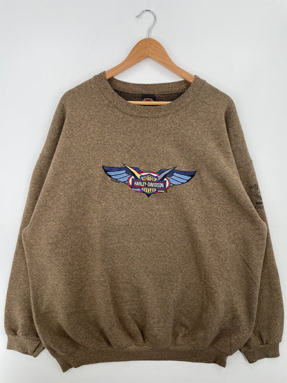 2000 HARLEY DAVIDSON Size Approx.XXL Vintage Sweat-Shirt / A8562