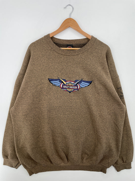 2000 HARLEY DAVIDSON Size Approx.XXL Vintage Sweat-Shirt / A8562