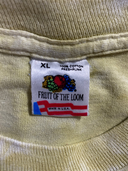 90's TIE-DYE ELEPHANT Made in USA Size XL Vintage Long Sleeve T-Shirts / A4756