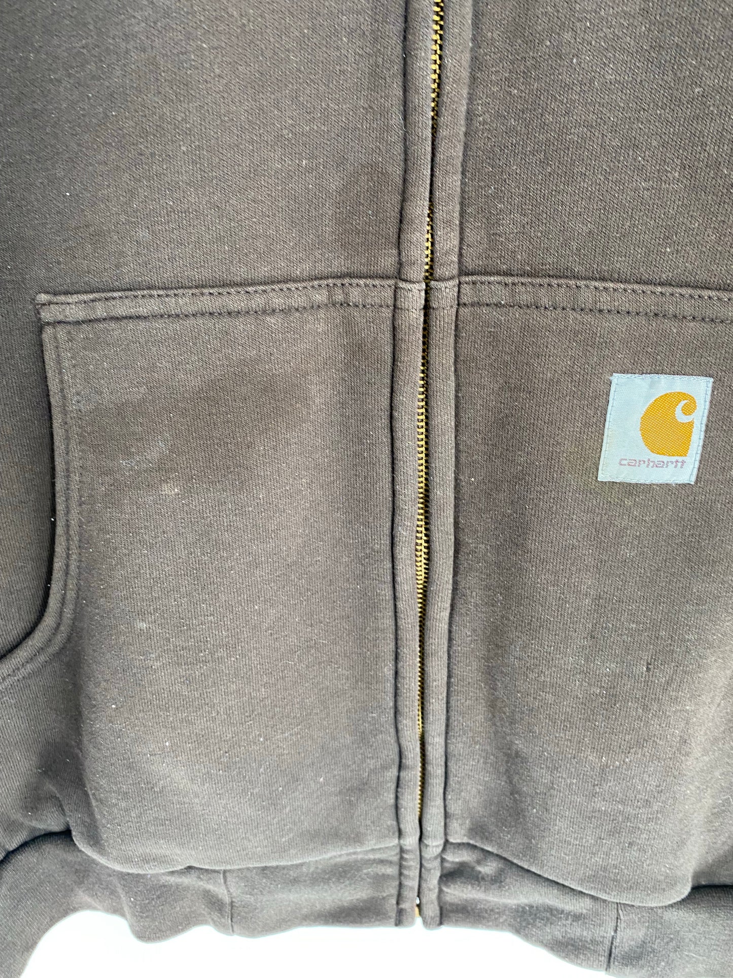 Vintage CARHARTT Size XL Zip-up Hoodie Sweat-Shirt / K8498
