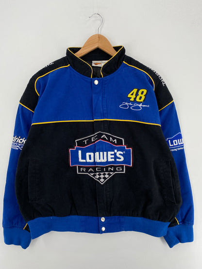 Vintage JIMMY JOHNSON Size XL Racing Jacket/ A6407