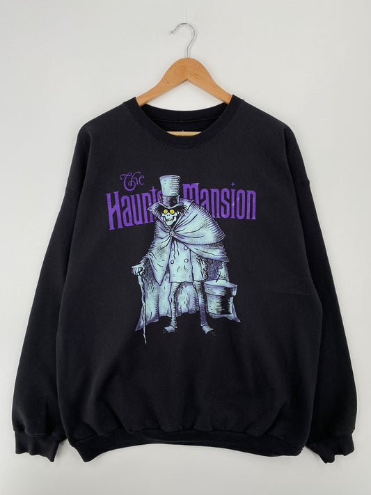 Vintage THE HAUNTED MANSION HALLOWEEN Size XL Vintage Sweat-shirt / A8752