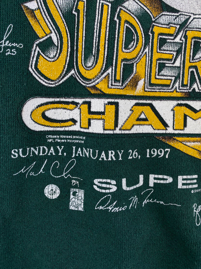 .1995 GREEN BAY PACKERS Made in USA Size XXL Vintage NFL Sweat-Shirts/ E6340S