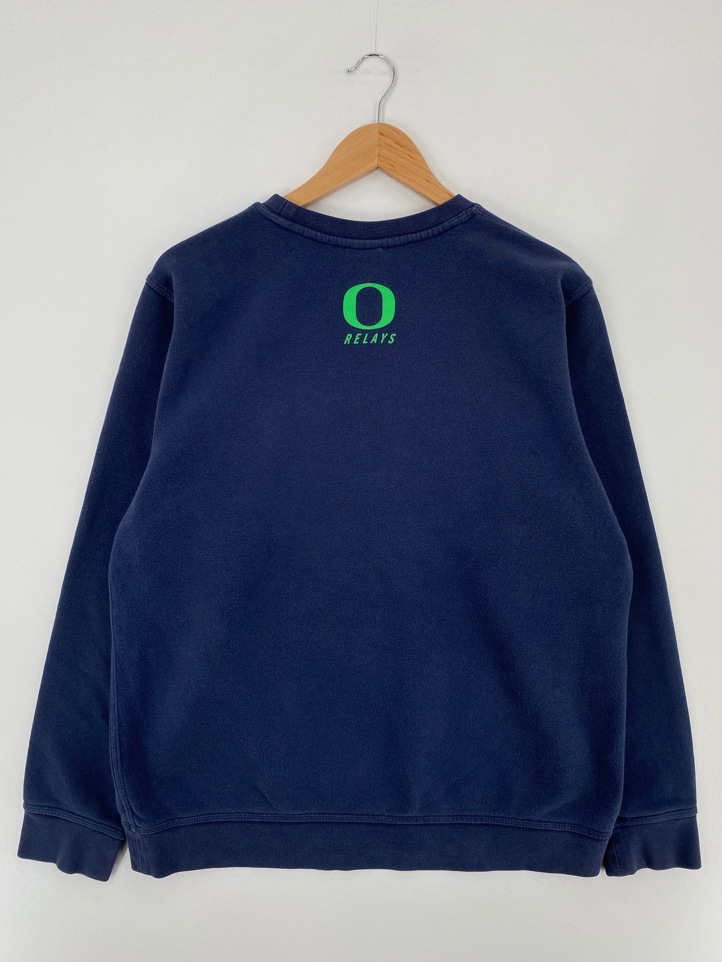 Vintage NIKE x OREGON RELAYS Size L Vintage College Sweat-Shirt / E267