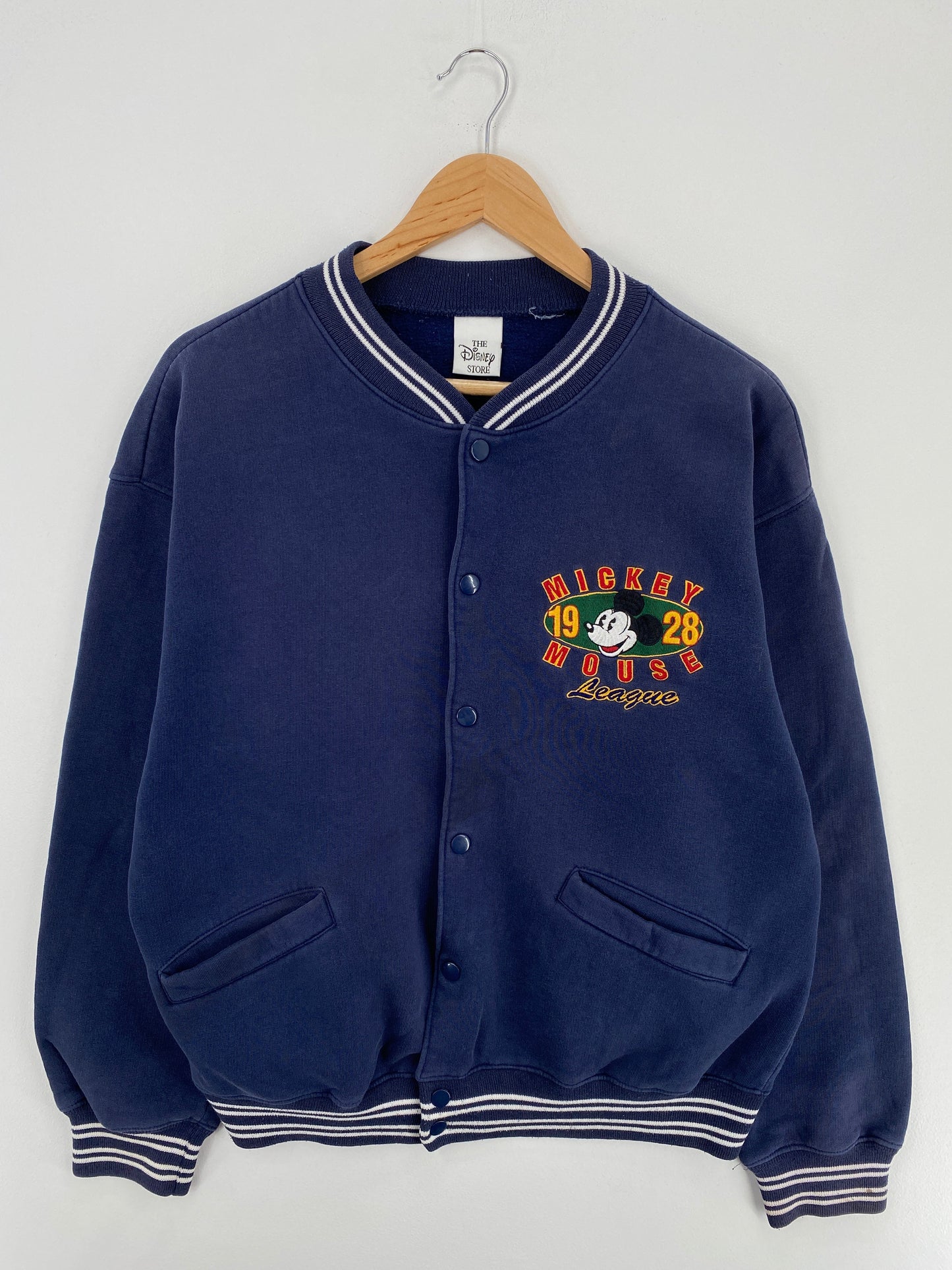 00' DISNEY MICKEY Approx. Size L Vintage Sweat Jacket / E3466S