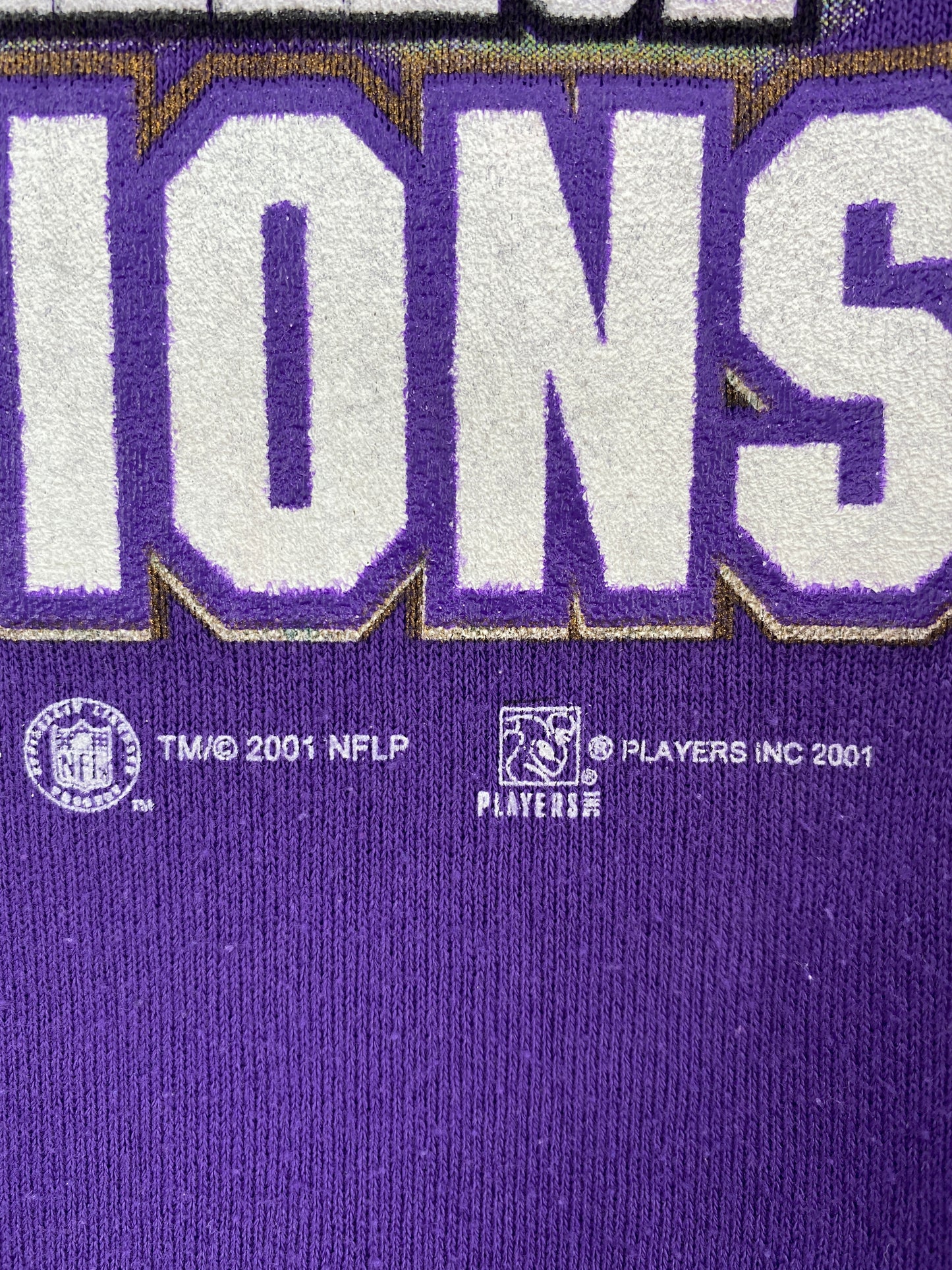 2001 BALTIMORE RAVENS Size XL Vintage NFL Sweat-Shirt / A5009