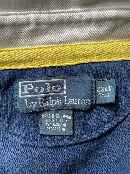 90's POLO RALPH LAUREN Size XXL Vintage Rugby-Shirt / E113